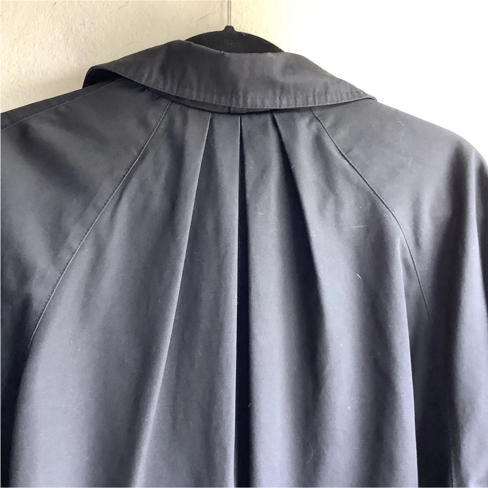 Classic Black Women's Trench Coat - Picture 4 of 5